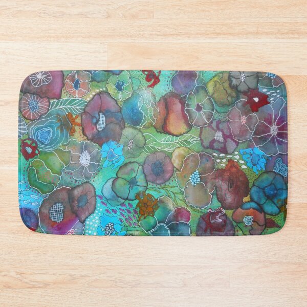 Item preview, The Maliha - Floral Montage Printed from Original Mixed Media Art designed and sold by CeeCeeArt.