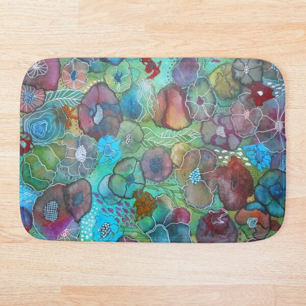 Item preview, The Maliha - Floral Montage Printed from Original Mixed Media Art designed and sold by CeeCeeArt.