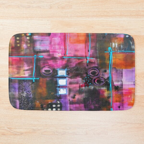 Item preview, Pink Squares Original Abstract designed and sold by CeeCeeArt.