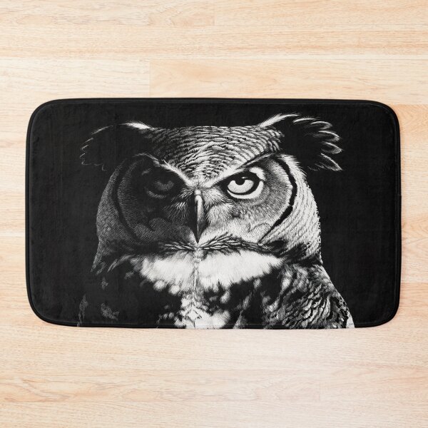 Item preview, Great Horned Dragon Owl dragon spirit on design of owls face designed and sold by Stanley Morrison.