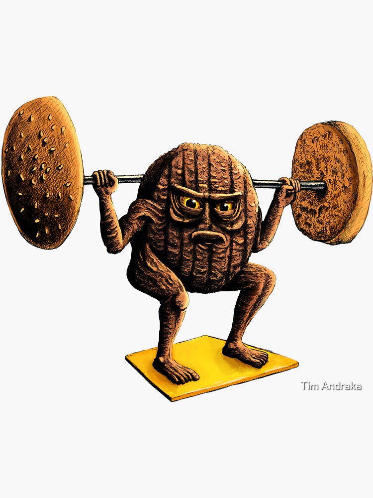 "Meathead" Sticker for Sale by tandraka Redbubble