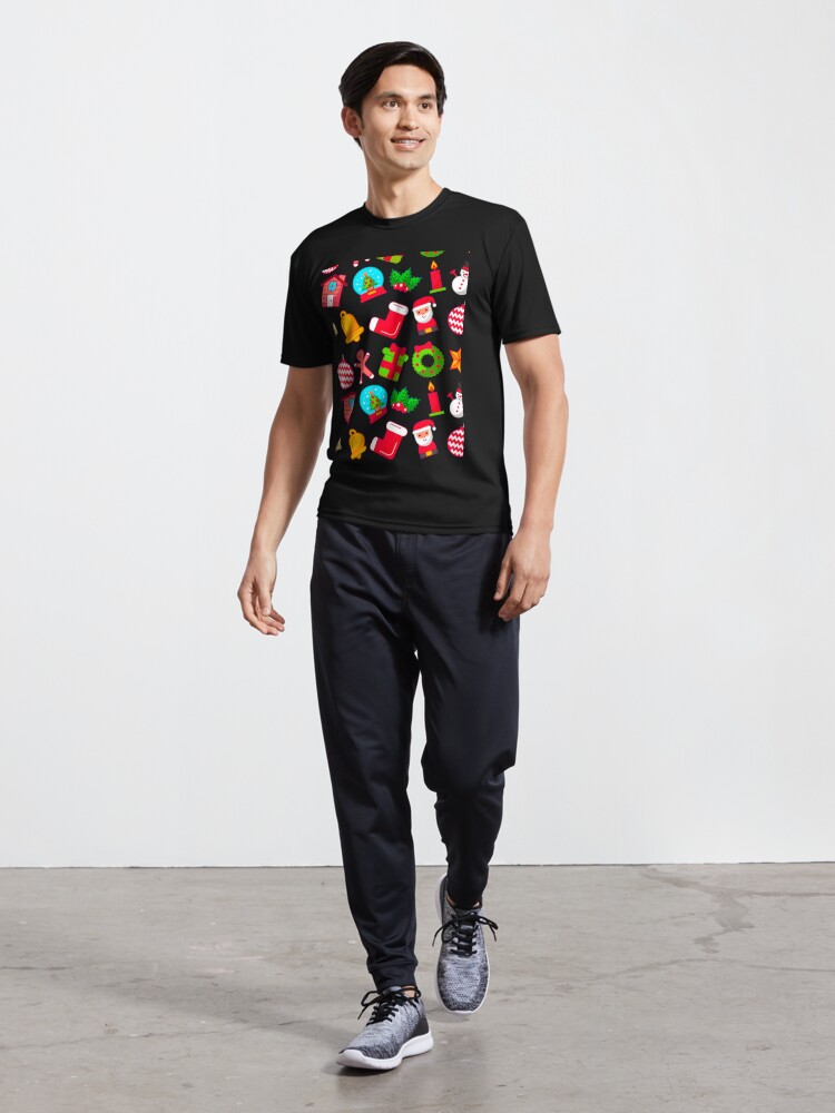 Thumbnail 5 von 7, Funktionsshirt, Weihnachtsmuster designt und verkauft von ryaneliz91.