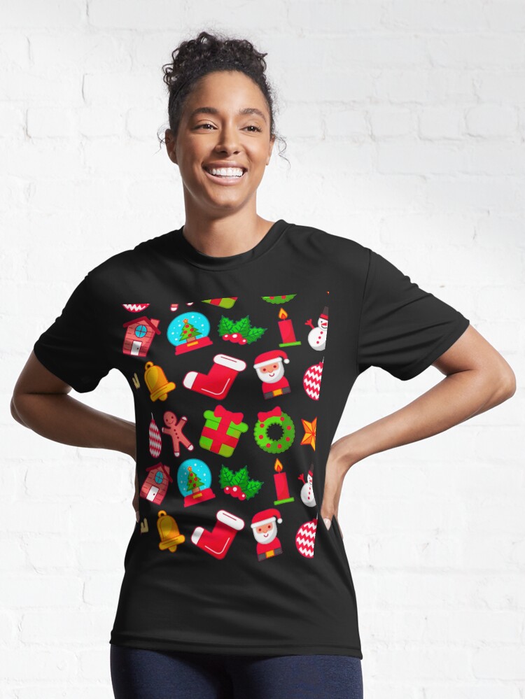 Thumbnail 6 von 7, Funktionsshirt, Weihnachtsmuster designt und verkauft von ryaneliz91.