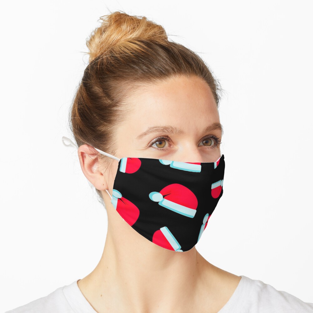 Masque « Modèle de bonnet de Noel»
