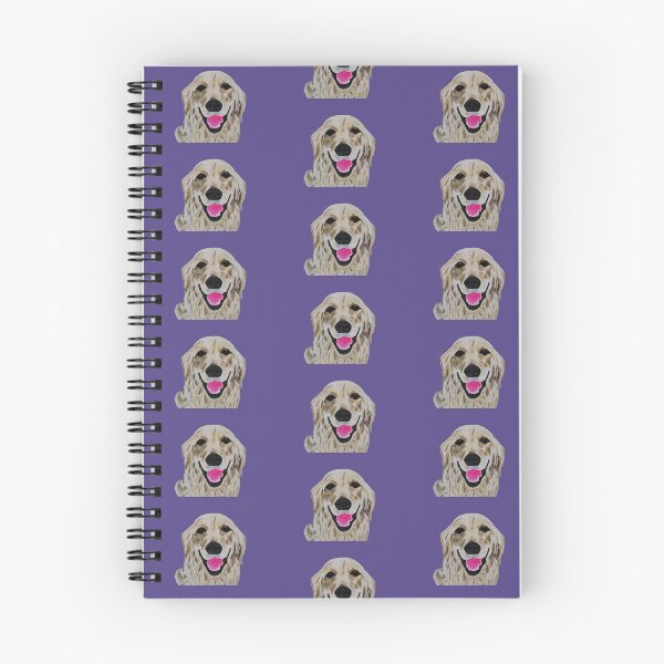 Item preview, Rowan II, Canine Assisted Therapy Golden Retriever with Purple Background designed and sold by Amanda A. Anthony.