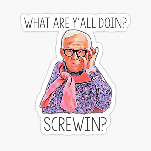 "Leslie Jordan Funny Sticker" Sticker for Sale by mikstevens Redbubble