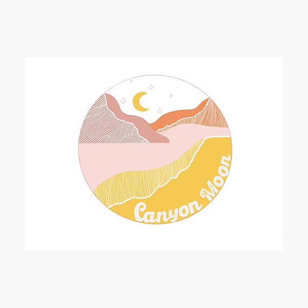 Harry Styles Canyon Moon Sticker Photographic Print