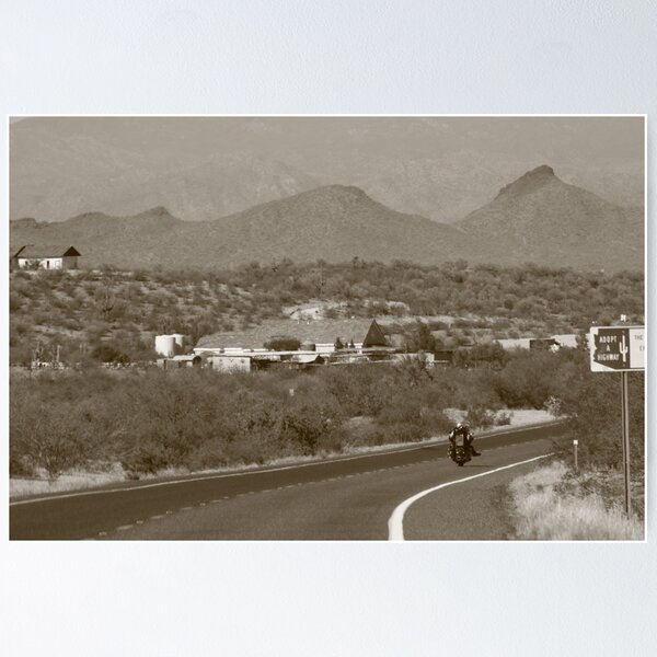 Item preview, Riding off into the distance,,,,Rt. 60 Western AZ. designed and sold by Adam Kuehl.