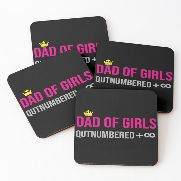 Item preview, Dad Of Girls Outnumbered  For Dad designed and sold by abdellaoui.