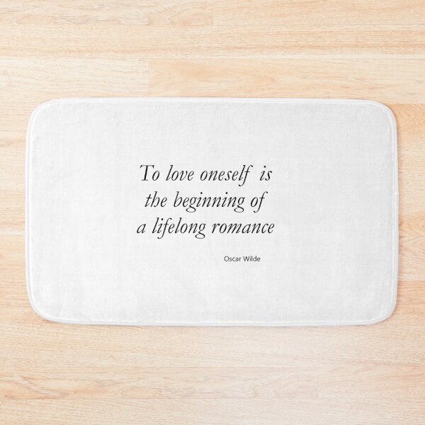 Item preview, To love oneself is the beginning of a lifelong romance designed and sold by MMTYPE.