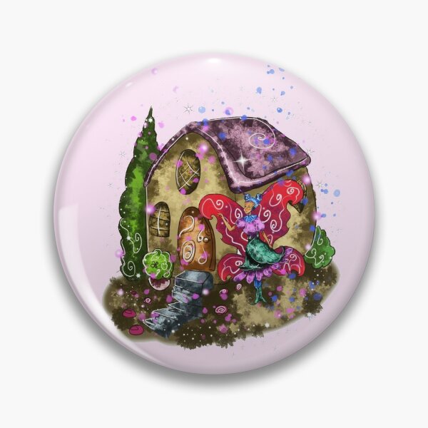 Heidifoo The Hypertufa House Fairy™ Pin