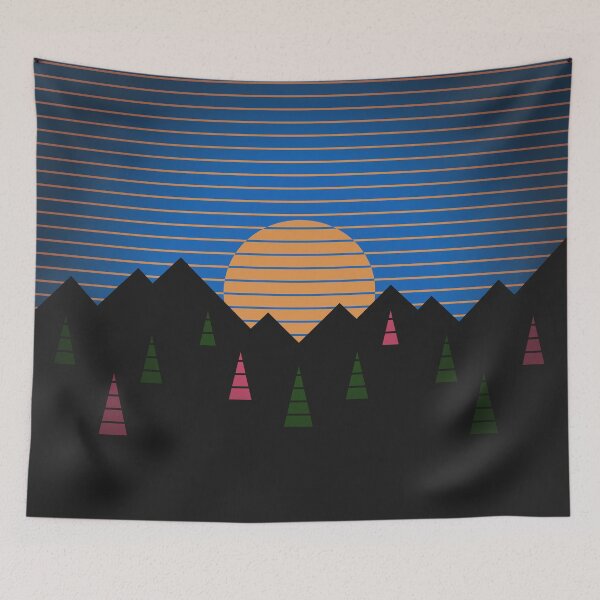 Item preview, 80s Landscape & Rising Sun (Spring) designed and sold by tallestrose.