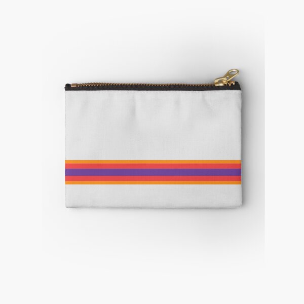 Item preview, Orange Purple White Retro Stripes designed and sold by RetroNeon.