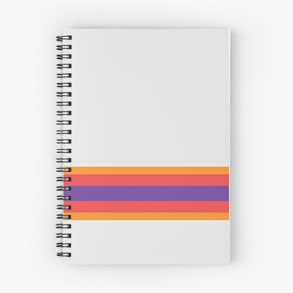 Item preview, Orange Purple White Retro Stripes designed and sold by RetroNeon.
