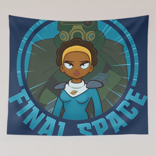 Item preview, Quinn Ergon / Nightfall Final Space Illustration designed and sold by kgullholmen.