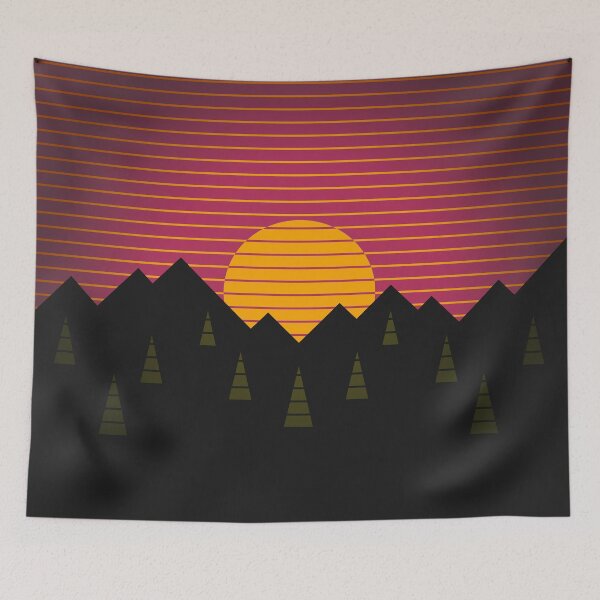 Item preview, 80s Landscape & Rising Sun (Summer) designed and sold by tallestrose.