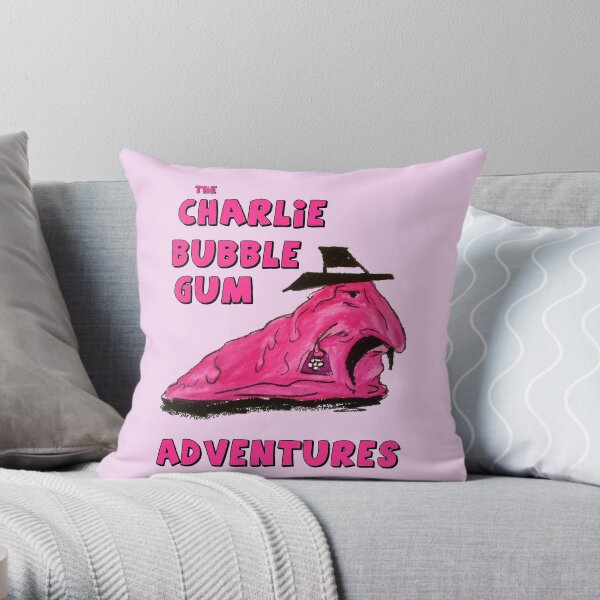 The Charlie Bubblegum Adventures Throw Pillow