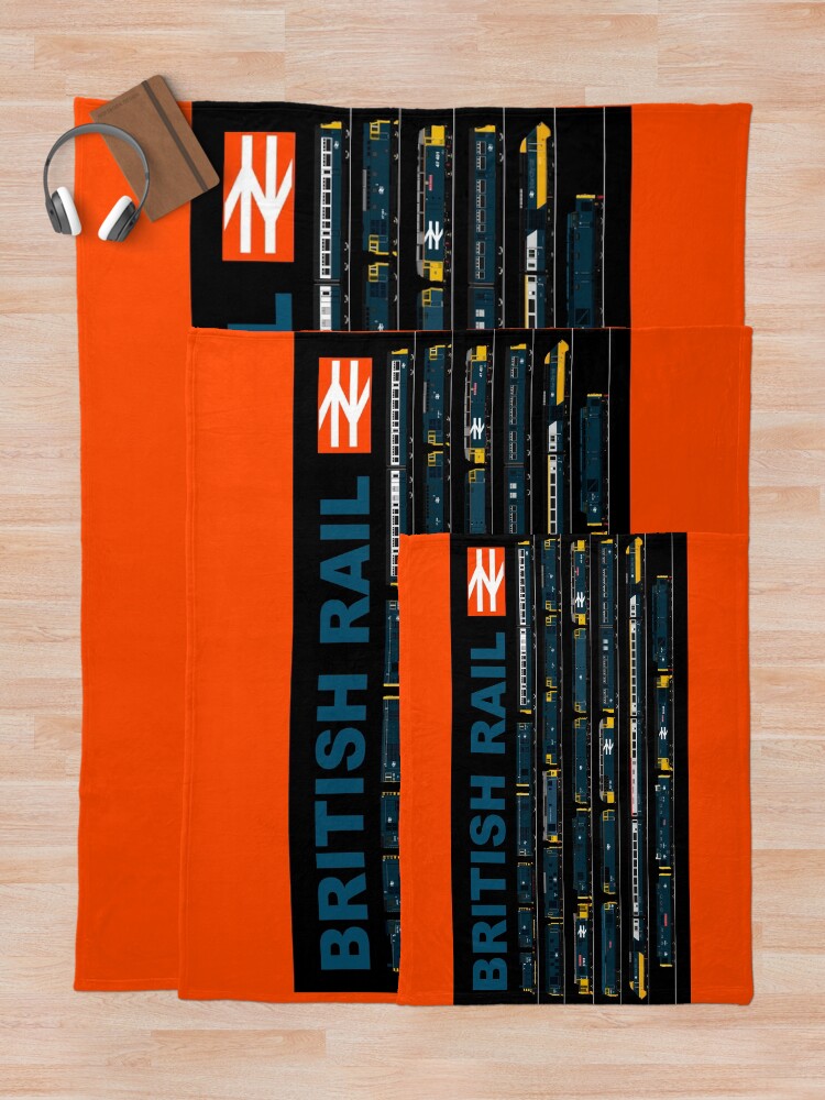 "BRITISH RAIL TRAINS" Throw Blanket for Sale by CraigMatthews Redbubble