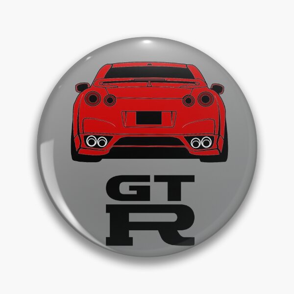 Item preview, Nissan GT-R Rear View – Minimal JDM Sports Car Design designed and sold by Road To Track.