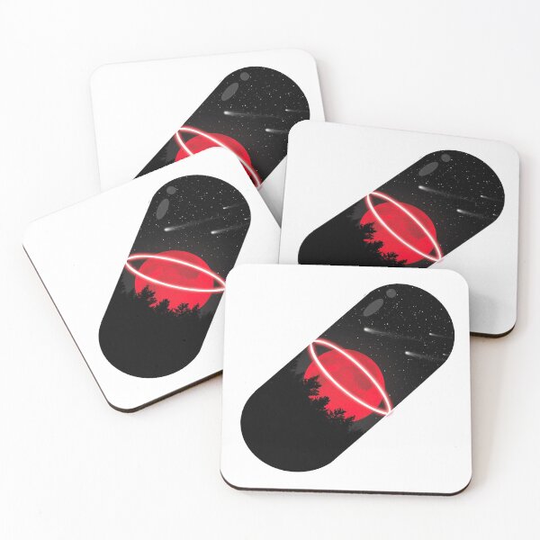 Item preview, Red Moon Pill Capsule - Shooting Stars designed and sold by CAndersonsworld.