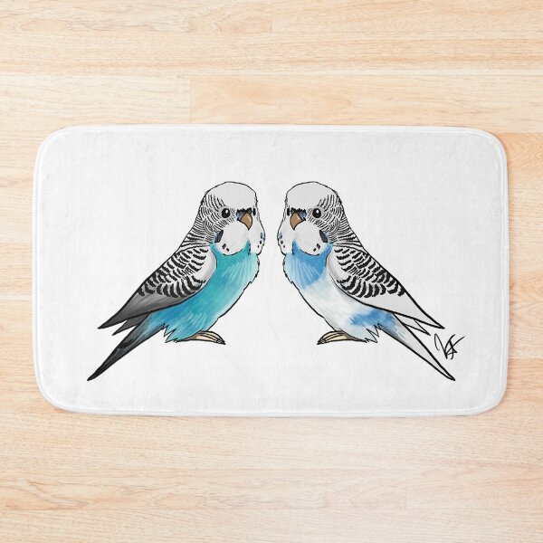 Item preview, Two Budgies designed and sold by Jennifer Stolzer.