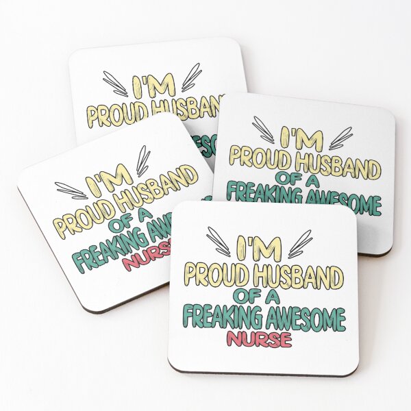 Item preview, I'm proud husband of a freaking awesome nurse shirt, tank top, proud husband of nurse gift, nurse husband shirt, nurse husband gift designed and sold by MR20.