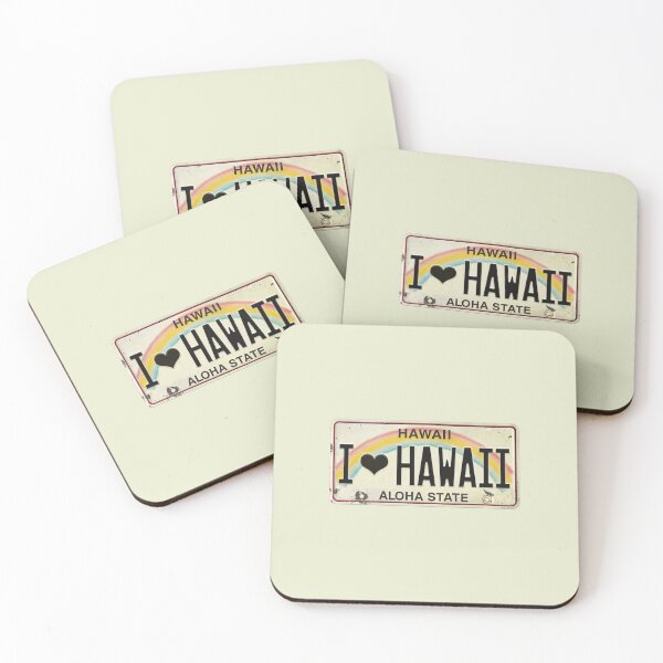 Item preview, Vintage Hawaii License Plate I Love Hawaii designed and sold by northshoresign.