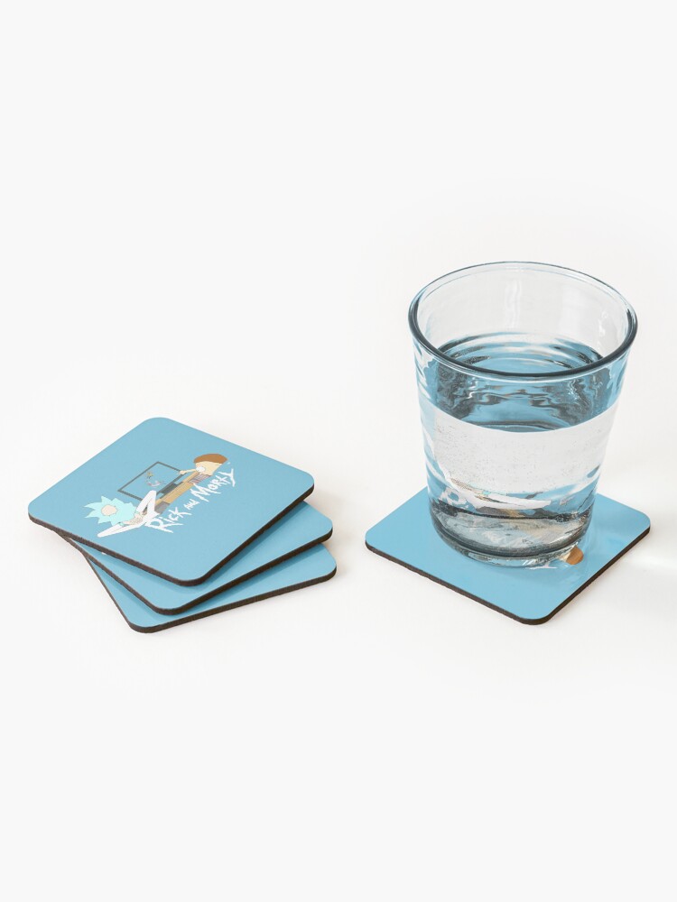 Alternate view of Rick and Morty - Watching TV Coasters (Set of 4)