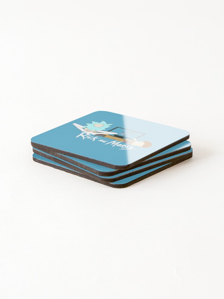 Alternate view of Rick and Morty - Watching TV Coasters (Set of 4)