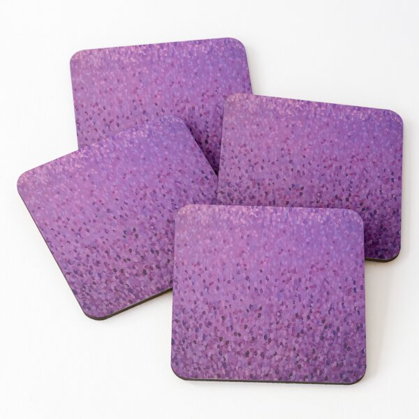 Artikelvorschau, lila pointillistische Wand entworfen und verkauft von NancyIllman.