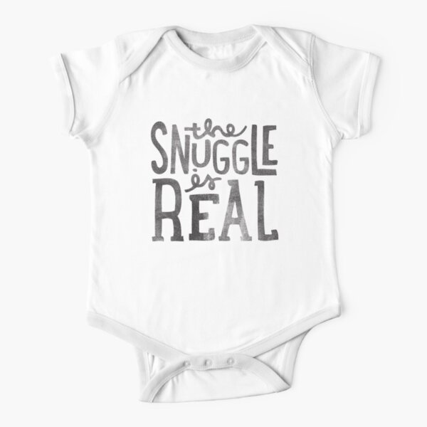 the SNUGGLE is REAL Short Sleeve Baby One-Piece