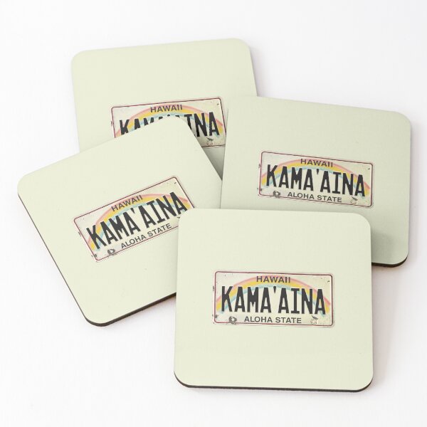 Item preview, Vintage Hawaii License Plate Kama'aina designed and sold by northshoresign.