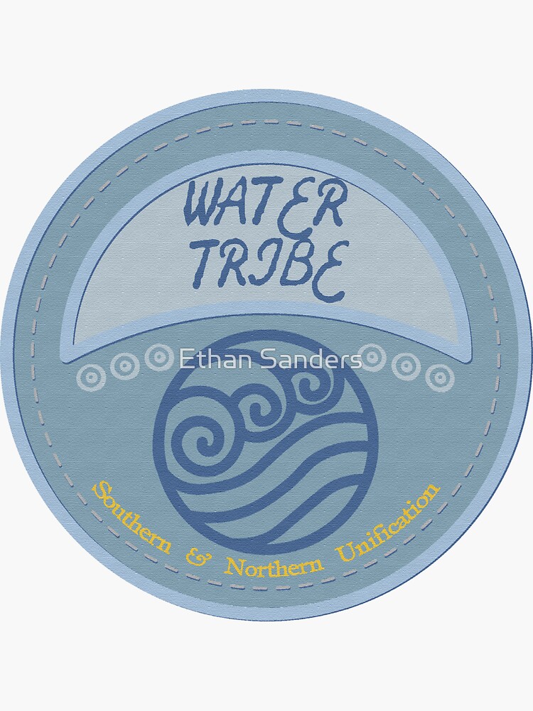 Water Tribe Patch Sticker By Ethanvsanders Redbubble 4350