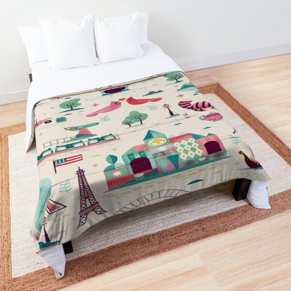 Theme Park Icons Comforter