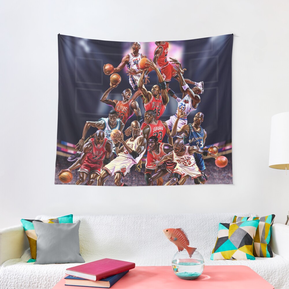 "michael jordan" Tapestry by kobe3 Redbubble