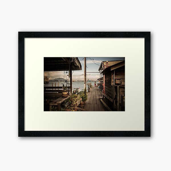 Fisherman Village Framed Art Print