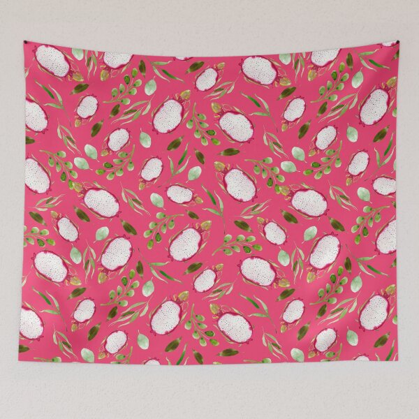Item preview, Dragonfruit  | Watercolor | Pattern designed and sold by Harpley Design Studio.