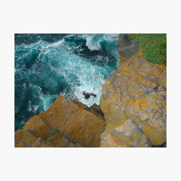 Over the Cliffs of Inis Mor Photographic Print