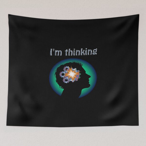 Item preview, I'm thinking T-shirt Geek funny shirt designed and sold by BoxHM.