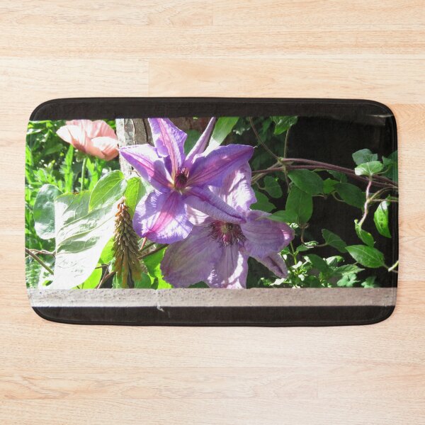 Item preview, Clematis Through Slats designed and sold by EMStanton-Photo.