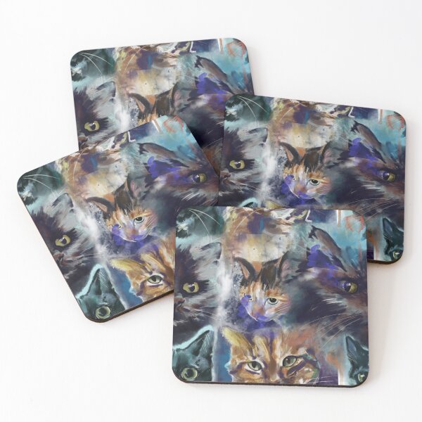 Item preview, Watercolor Cat Medley II designed and sold by ienjoycatsss.