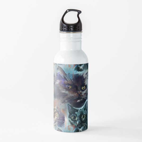 Watercolor Cat Medley II Water Bottle