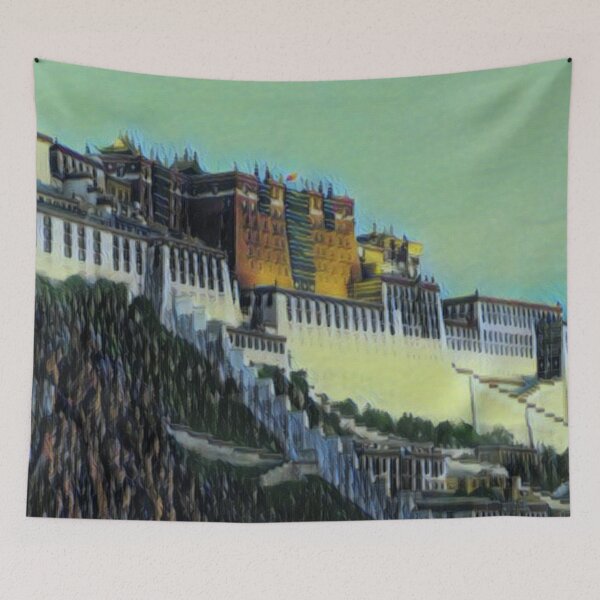 Item preview, China Potala Palace Artistic Illustration Swamp Style designed and sold by D4li98.