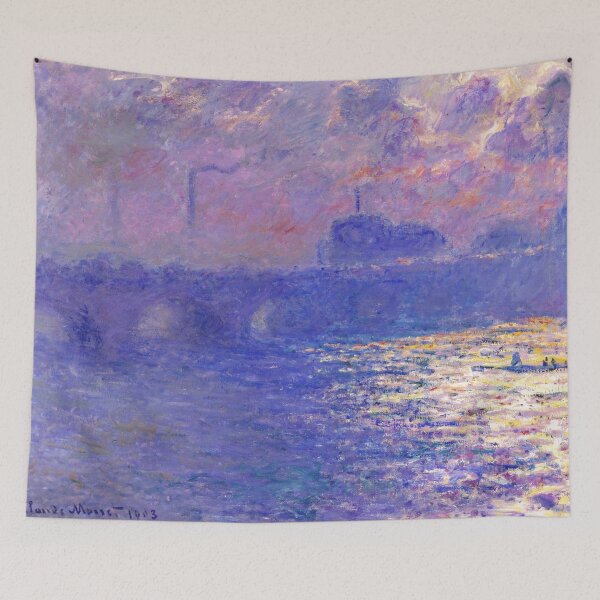 Item preview, Claude Monet - Waterloo Bridge, Sunlight Effect designed and sold by Impressionist Masters.