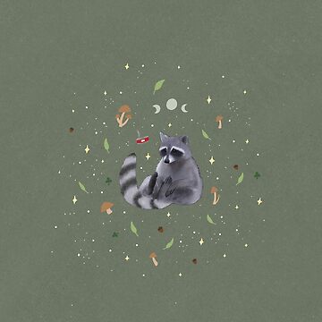 Artwork thumbnail, Raccoon Dreams by InkAndSwords