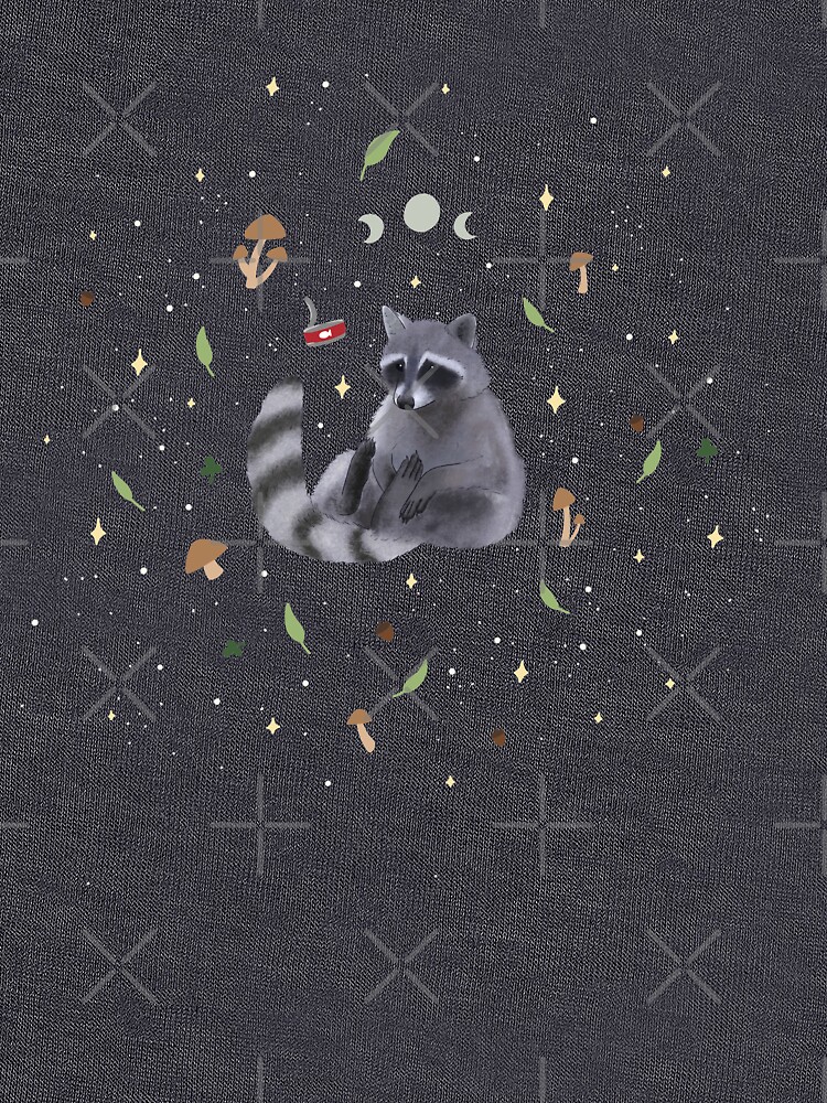 Thumbnail 7 of 7, Classic T-Shirt, Raccoon Dreams designed and sold by InkAndSwords.