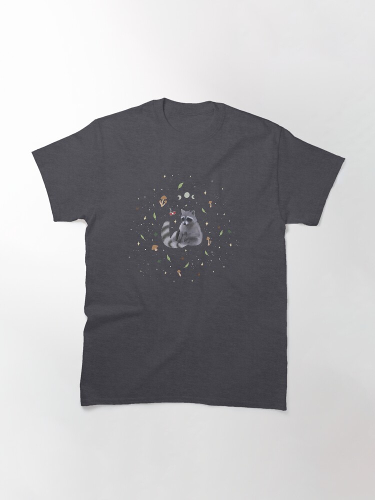Thumbnail 3 of 7, Classic T-Shirt, Raccoon Dreams designed and sold by InkAndSwords.