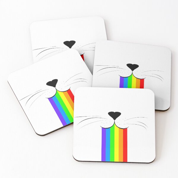 Item preview, Rainbow Cat Face designed and sold by Ridaelb.