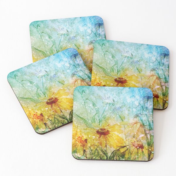 Item preview, SUNFLOWERS IN THE SUMMER SPRINKLER designed and sold by Tammera.