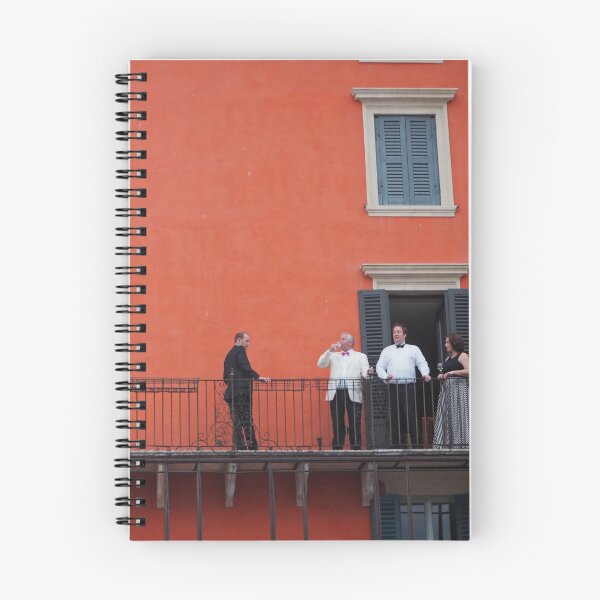 Item preview, Verona - Drinkers on a balcony designed and sold by Maureen Keogh.